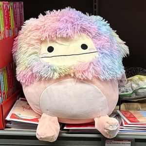 DIANE 🐾 Pink & Rainbow Hair BigFoot Original Squishmallow by Kelly Toy ☆》NWT《☆